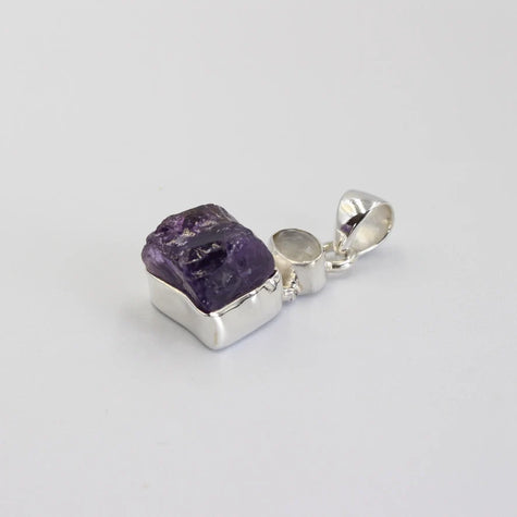 Echter Amethyst Anhänger Silber 925