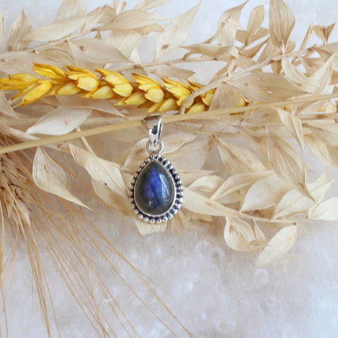Labradorit Anhänger Silber Schmuck online kaufen