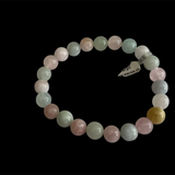 Beryll Armband (Morganit und Aquamarin) 8mm