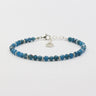 Apatit und Sterlingsilber Armband verstellbar