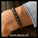 Makrame armband mit Silber Kugeln unisex