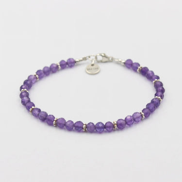 Edelsteine Amethyst Armband 18cm