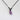 Amethyst Halskette mit gewachster Faden