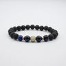 Rotes und gelb Tigerauge Armband 6mm