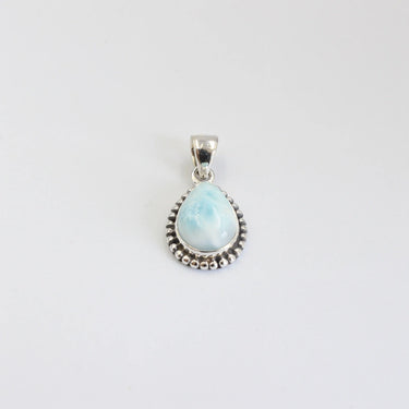 Echter Larimar Silber Anhänger