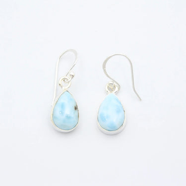 Silber und Larimar Ohrhänger Mevas