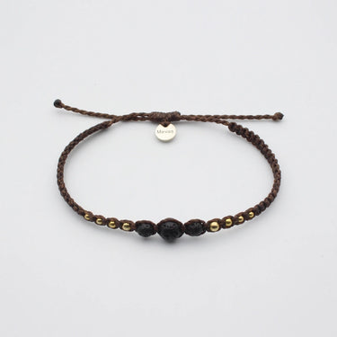 Makramee Lavastein Armband 6mm online kaufen