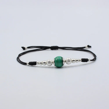 Malachit Bracelet oder Malachit Armband schwarz