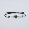 Malachit Bracelet oder Malachit Armband schwarz