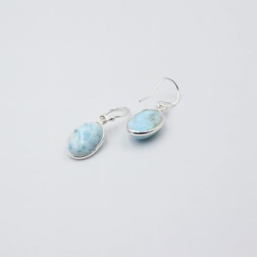Silber Schmuck Larimar Ohrringe