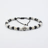 Armband mit Onyx und Sterlingsilber verstellbar