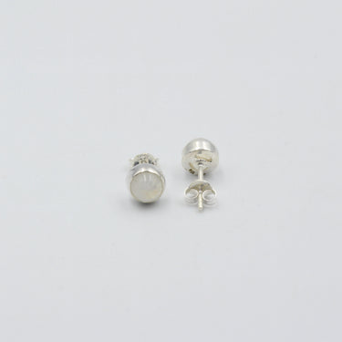 Ohrstecker mit Mondstein Silber 925 | MEVAS Mondstein Ohrringe ✨