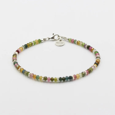 Turmalin mix armband 3mm facettiert 